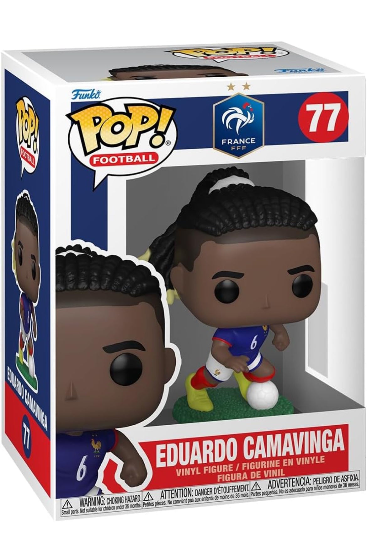 Funko Pop! Football: France - Eduardo Camavinga - World Cup - Collectible Vinyl Figure