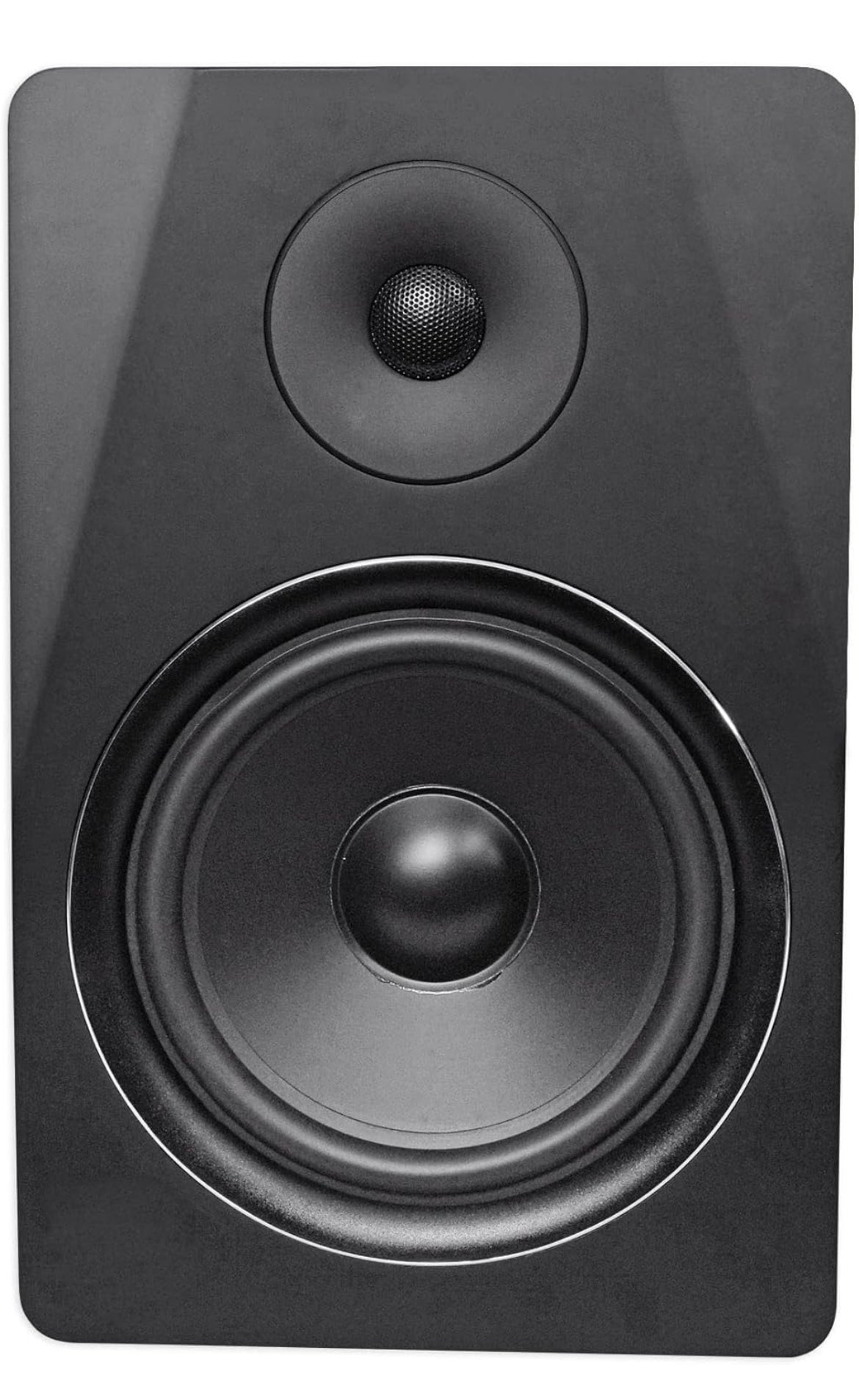 Rockville (2) DPM8B Dual Powered 8" 600 Watt Active Studio Monitor Speakers