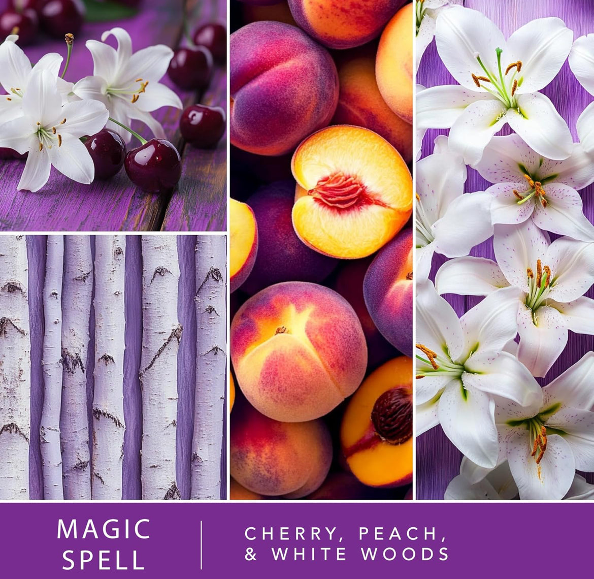 ScentSationals Magic Spell Fragrance Oil Plug In Air Freshener Refills 3-Pack - Works w/ Scentsationals Wall Plugs - Packaging May Vary