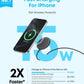 Anker Zolo Magnetic Wireless Charger, 2-Pack Qi2 Certified 15W MagSafe-Compatible - (Black, 2 Pack)