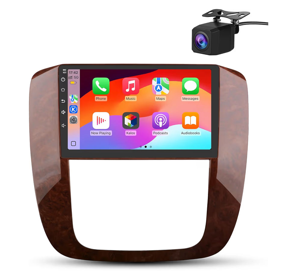 9" Head unit Wireless Carplay Android Auto Car Radio for GMC Yukon Chevrolet Chevy Silverado Tahoe Suburban 2007-2013