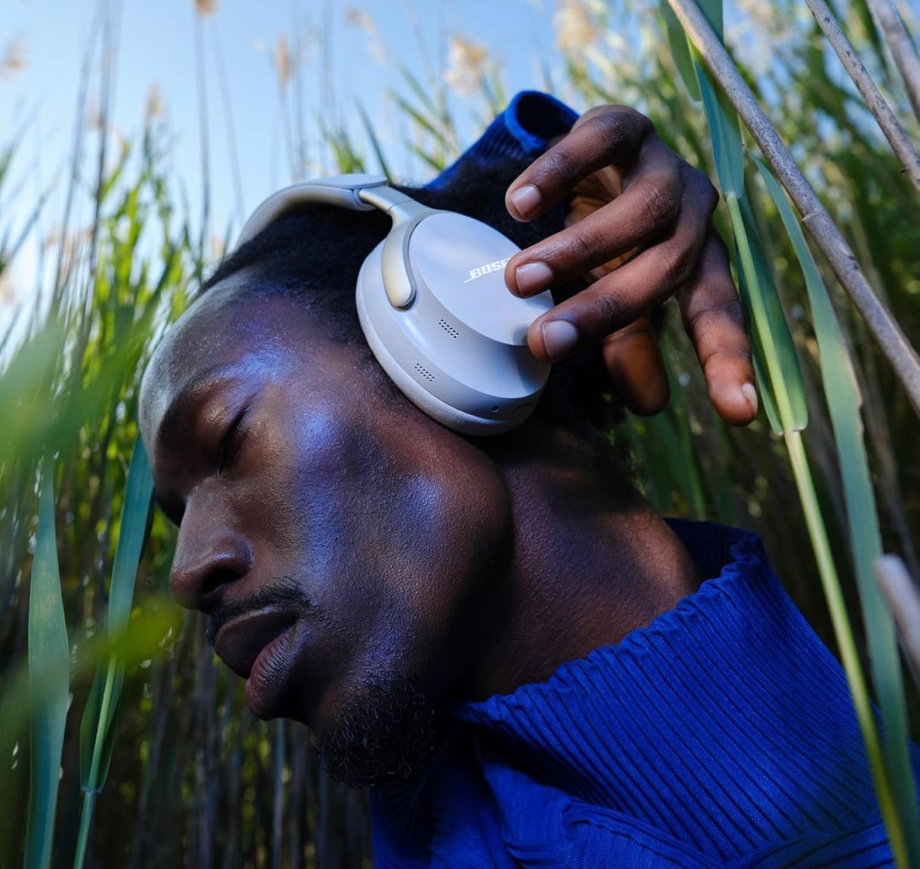 Bose QuietComfort Ultra Bluetooth Headphones Over Ear Noise Cancelling - White Smoke