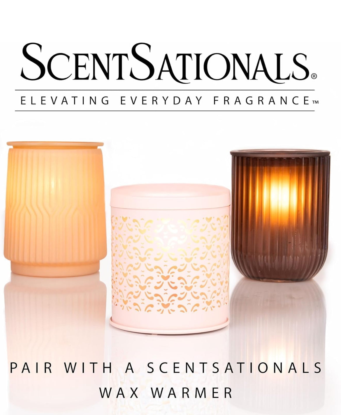 Scentsationals Wax Melts, Wax Cubes Strong Scent - Honeysuckle Pineapple - Long Lasting Scented Melts for Warmer - 10oz (PACK OF 4)