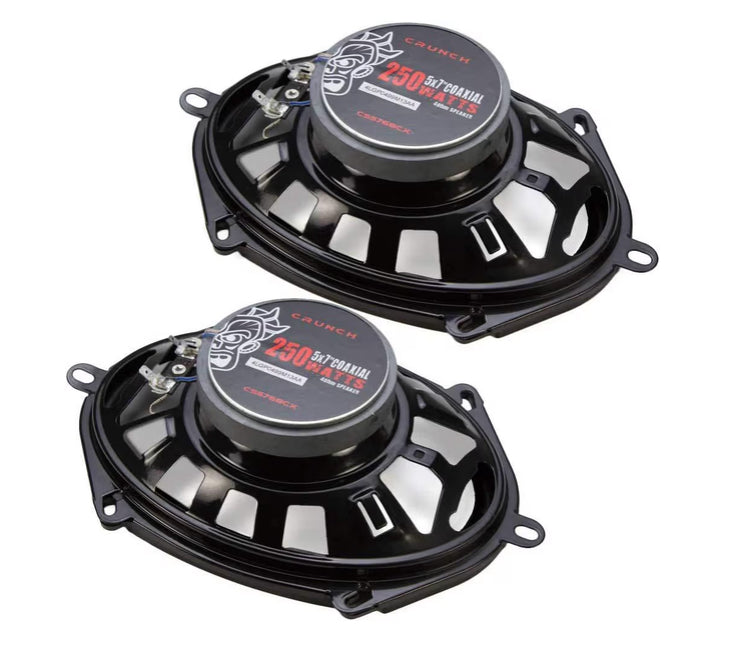 Crunch CS-reeks Koaksiale Luidsprekers 5 x 7 duim / 6 x 8 250 Watt maks - NUUT