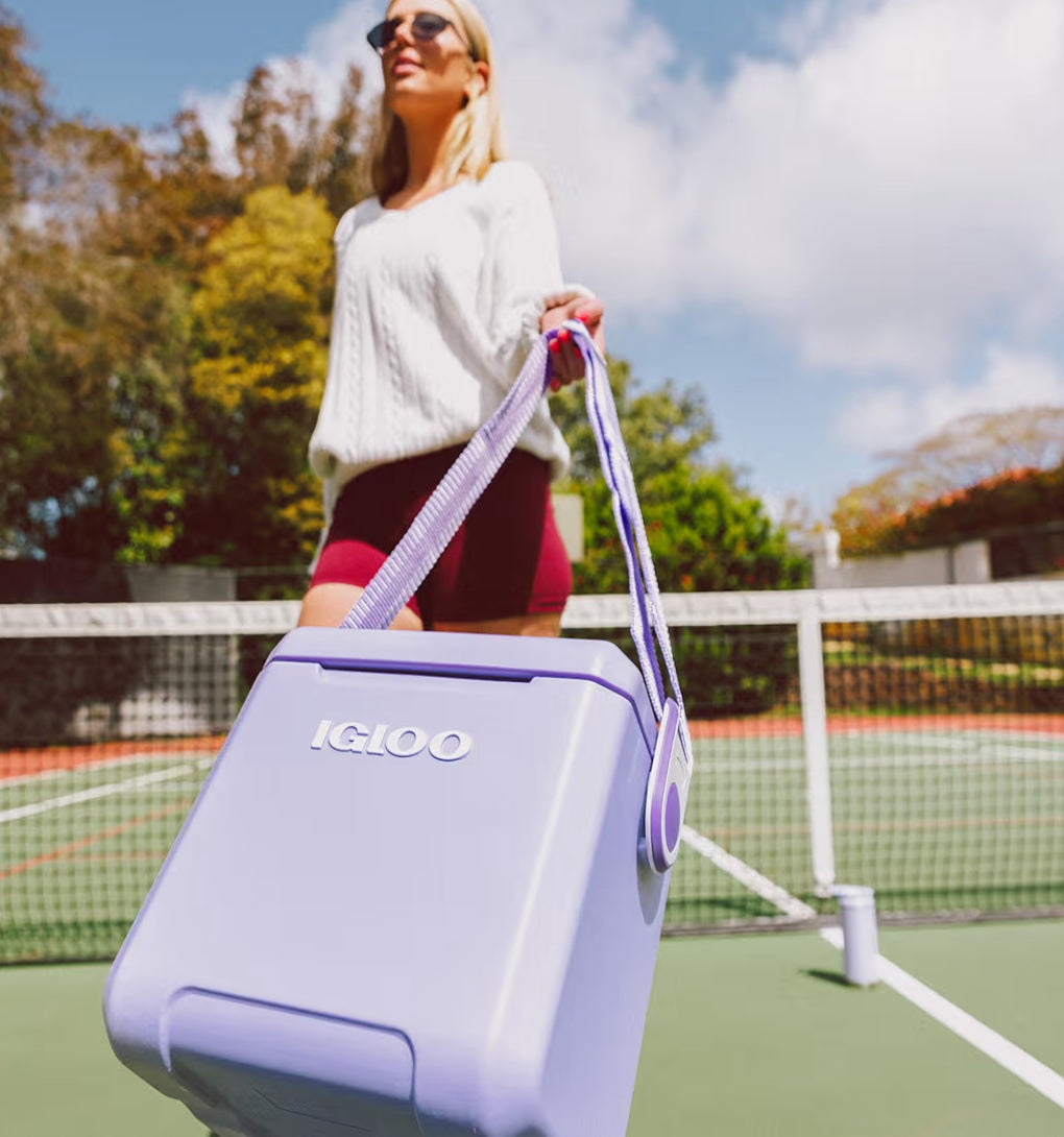 Igloo Tag Along Too Hard-Shell Insulated Cooler Portable Picnic Outdoor - (Lilac)