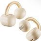 Open Ear Clip Earbuds, Lightweight Comfort 40H Play BT w/ Smart Digital Display - Khaki