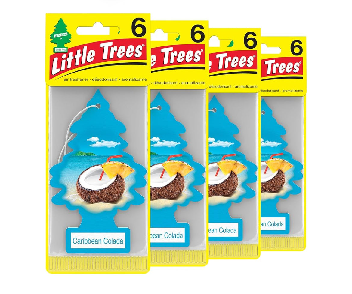 LITTLE TREES Kar Lugverfrisser Hangboom Langdurige Geur - Caribbean Colada (24)