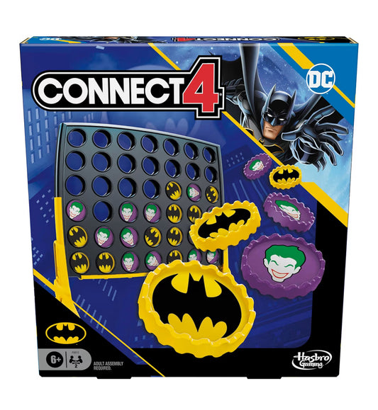 Connect 4 Batman Game Themed 4 in a Row - Strategy Board Games for Kids and Families