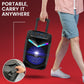 Portable Bluetooth PA Speaker - 1200W Rechargeable Outdoor Bluetooth w/ 15” Subwoofer 1” Tweeter, Recording Function Mic In Party Lights USB/SD Radio PPHP1542B
