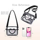 Clear Crossbody Bag for Women Girls Kids Purse Toddlers Shoulder Messenger Handbags Transparent Bags Wallet Pouch