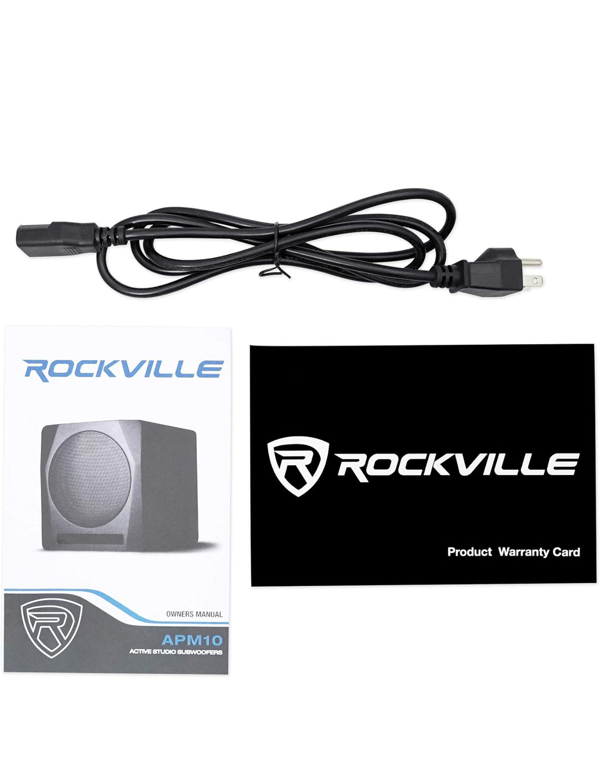 Rockville APM10C 10" 400 Watt Powered/Active Studio Subwoofer Pro Reference Sub