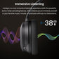 Hybrid Active Noise Cancelling Headphones, Wireless Over Ear Bluetooth, 40H Playtime, Hi-Res Audio Custom EQ, Comfort Fit Ear Cups (Black)