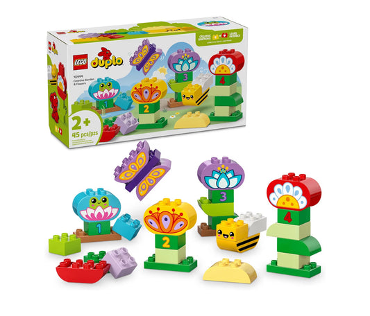 LEGO DUPLO Dorp Kreatiewe Tuin- en Blommespeelstel Leer- en Opvoedkundige Blomspeelding
