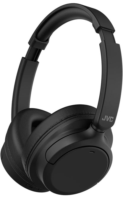 JVC Oor-Oor Draadlose Aktiewe Geraasdempende Oorfone – Bluetooth 5.3 – Omringingsmodus, 3 Oudiomodusse, Sagte Gemaksblokkies, 35 Uur Battery, Opvoubaar en Liggewig – Mik- Reis en Heeldagdra – HA-S75N