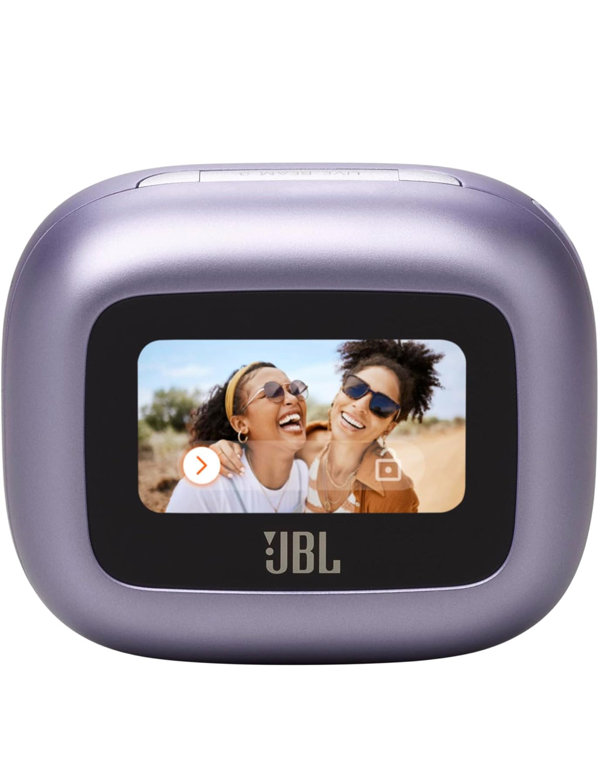JBL Live Beam 3 - True wireless noise-cancelling closed-stick earbuds, 48Hrs total playback, Wireless Charging, 6 Mics for perfect calls, Multi-point connection, IP55 waterproof and dustproof (Purple)