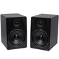 Rockville Pair APM8B 8" 500w Studio Monitors+Stands+Pads+ Headphones+Mic and Shield