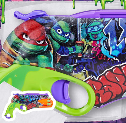 Nerf Teenage Mutant Ninja Turtles Blaster, 10 Elite Darts, Toy Foam Blasters, Ages 8 and Up