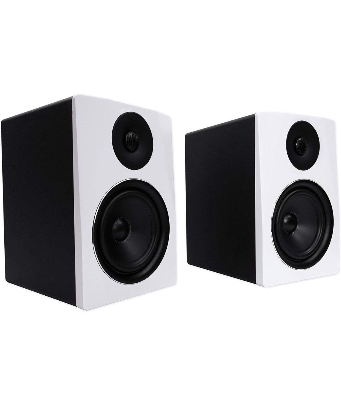 Rockville Pair APM6W 6.5" 350W Studio Monitors+36" Stands+Pads+Headphones