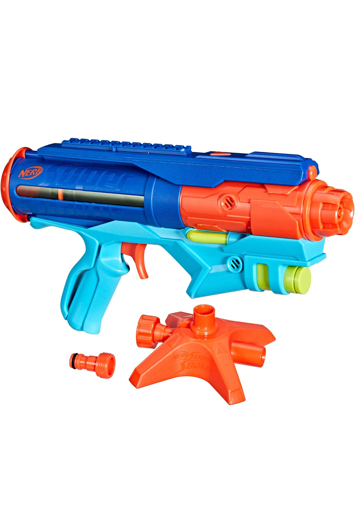 Nerf Super Soaker Power Drench Water Blaster, High Performance Pressurized Blasting, Easy Hose Fill Station, Water Toys, Ages 8+