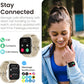 S4 One Smart Watch 1.78" Ultra-Clear Screen Call/Answer Fitness Tracker, Sleep Monitor IP68 Waterproof for iOS 11.0+ Android 9.0+ (Gold)