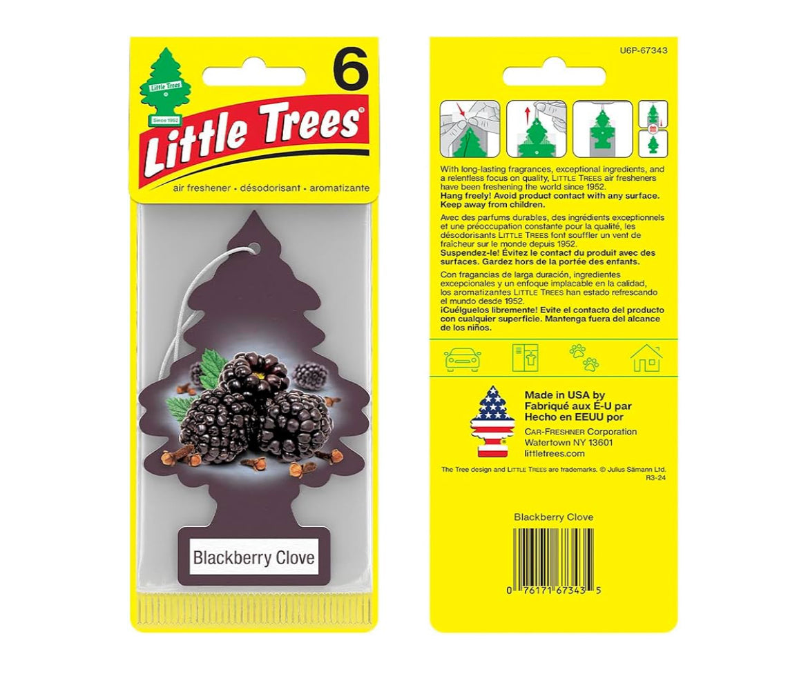 LITTLE TREES Motorlugverfrisser Hangeluggie - Blackberry Clove (24)