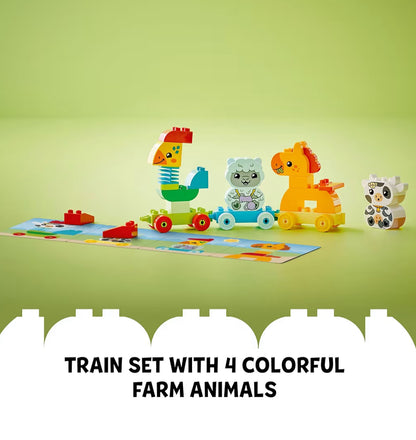 LEGO DUPLO My First Animal Train Boustel en Perdspeelding met 4 Dierfigure