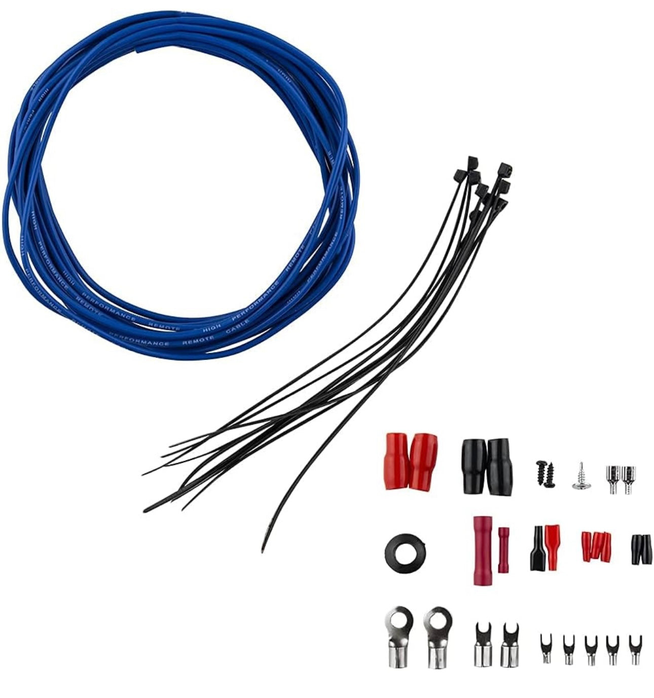 DS18 AK4 Complete 4 Gauge CCA Amplifier Installation Wiring Kit