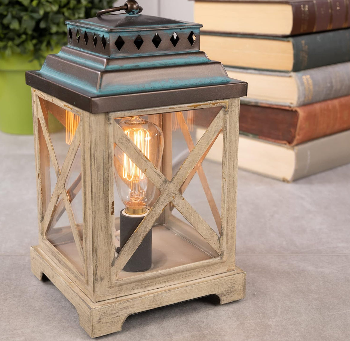 Scentsationals Wax Melt Warmer, Edison Collection Anchorage - Candle Wax Melter for Fragrance Cubes and Tarts