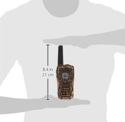 Cobra ACXT1035R FLT CAMO Waterdigte Walkie-Talkies – Herlaaibaar, Dryf, 22 Kanale, Langafstand 37-Myl Tweeradio-stel (2-pak)