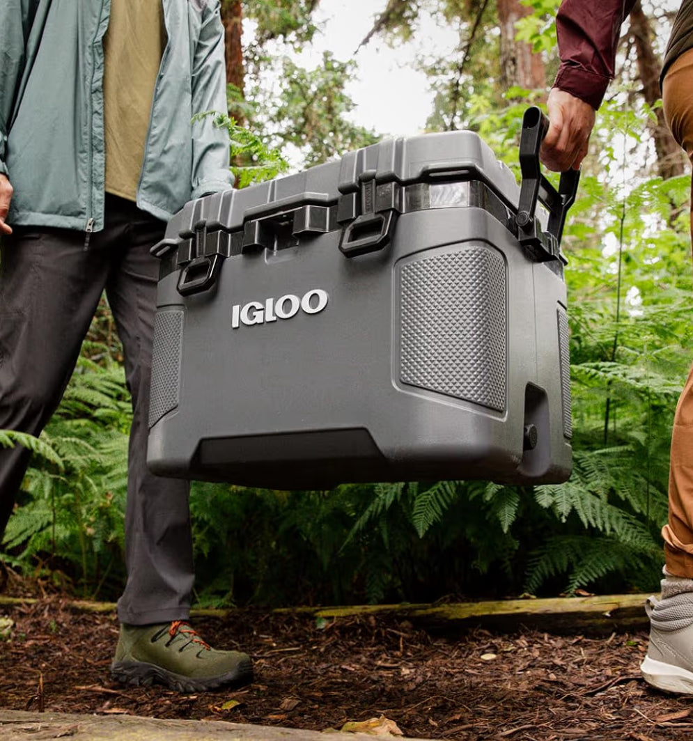 Igloo Trailmate Cooler 50Qt Durable Insulated Hard Shell Ice Chest - Spruce