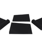 Rockville (2) DPM8B Dual Powered 8" 600w Active Recording Studio Monitors+Pads