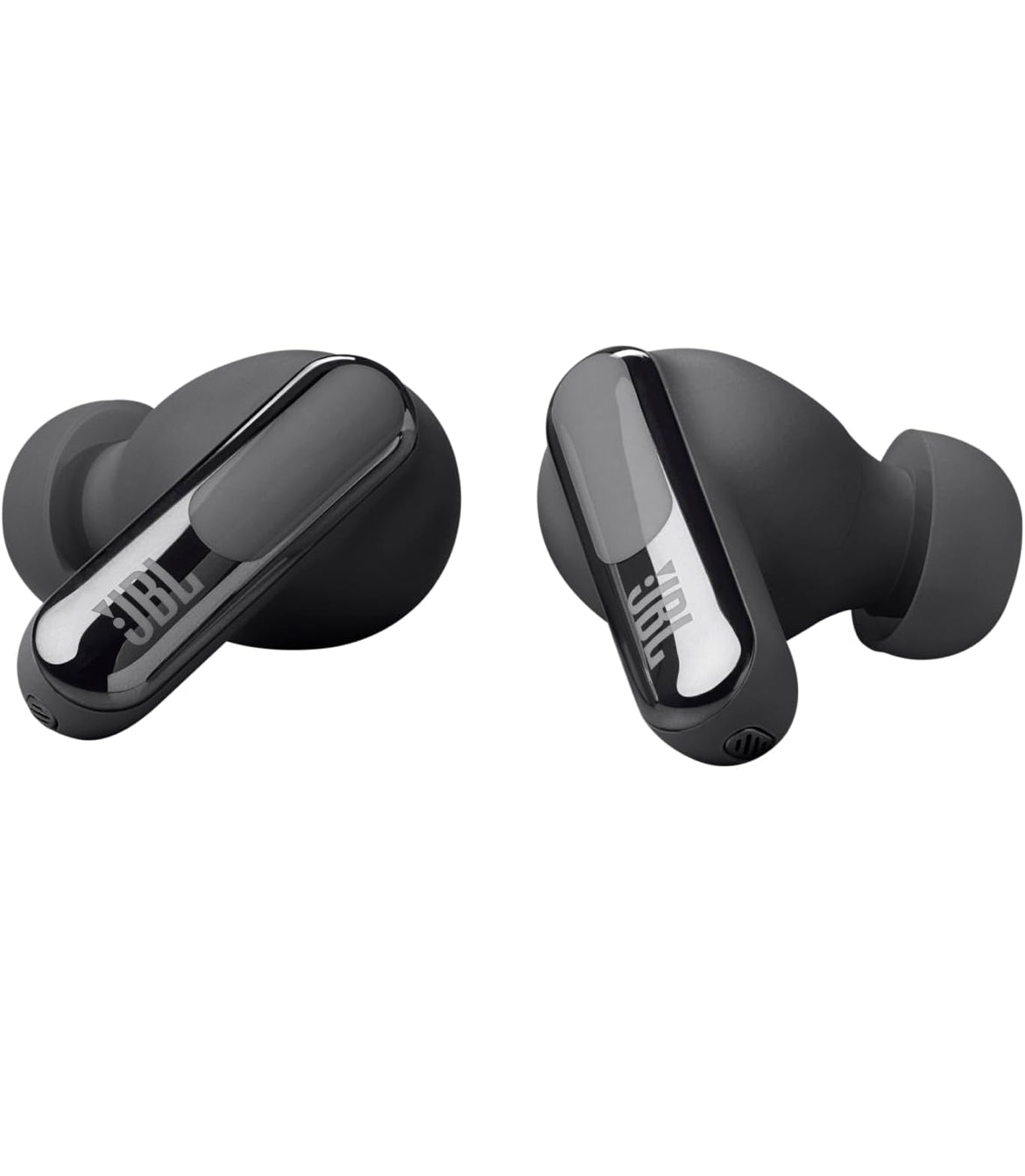 JBL Live Beam 3 - True Wireless Noise-Cancelling Stick-Closed Earbuds, 48Hrs Total Playback, Wireless Charging, 6 Mics for Perfect Calls, Multi-Point Connection, IP55 Waterproof and dustproof (Black)