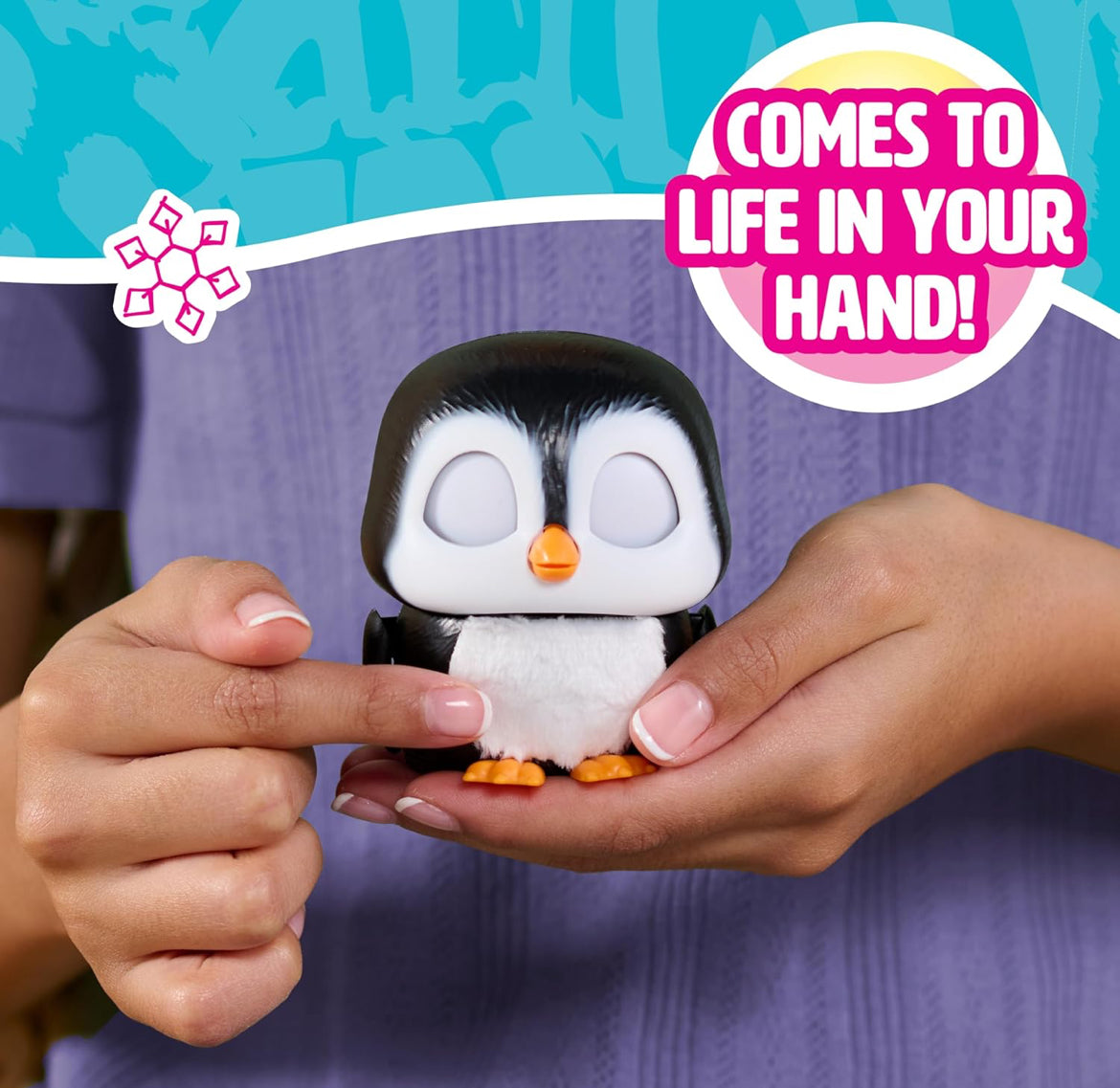Just Play furReal Handfuls Shivers The Penguin, 3.5 Inch Interactive Toy, for Boys and Girls, Ages 4 and Up