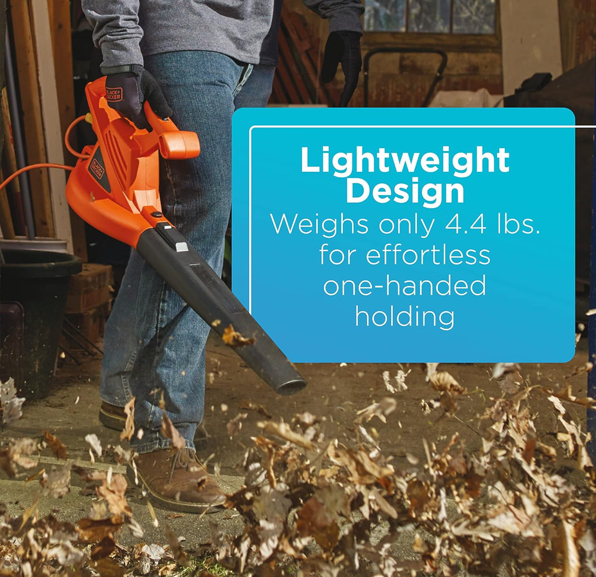 BLACK+DECKER Elektriese Blaasmasjien, 7-Amp (LB700)