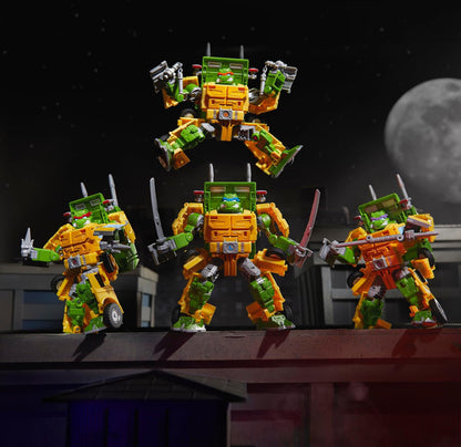 Transformers Collaborative Teenage Mutant Ninja Turtles x Toy Party Wallop, 7-duim Aksiefiguur, 8+