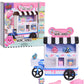 Just Play Disney Munchlings Candy Cart Playset w/ Lights (13-Pieces) Color Change and Scented Figures