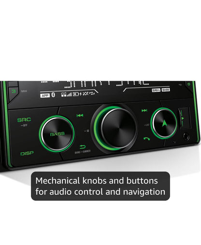Pioneer FH-S722BS Double Din CD Car Stereo with Bluetooth and USB/AUX
CD Receiver, SiriusXM, Color Change, FLAC, AM/FM Radio, 13-Band EQ, 50W x 4, Voice Control, Hi-Volt RCA Preouts