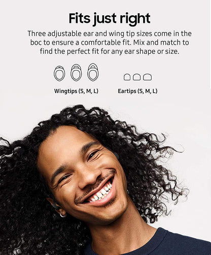 SAMSUNG Galaxy Buds Plus, Ware Draadlose Oorfone Bluetooth 5.0 (Draadlose Laaikas Ingesluit), Swart – VSA Weergawe