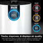 Shark HP132 Clean Sense Air Purifier with Odor Neutralizer Technology 500 sq. ft - White