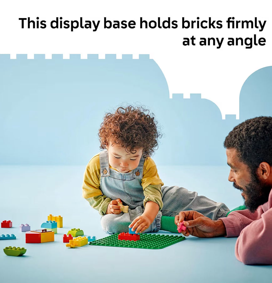 LEGO DUPLO Groen Bouplaat - Leer- en Opvoedkundige Bou-speelding