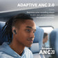 Soundcore by Anker Liberty 4 NC Wireless Earbuds, 98.5% Noise Reduction, Adaptive Noise Cancelling to Ears and Environment, Hi-Res Sound, 50H Battery, Wireless Charging, Bluetooth 5.3