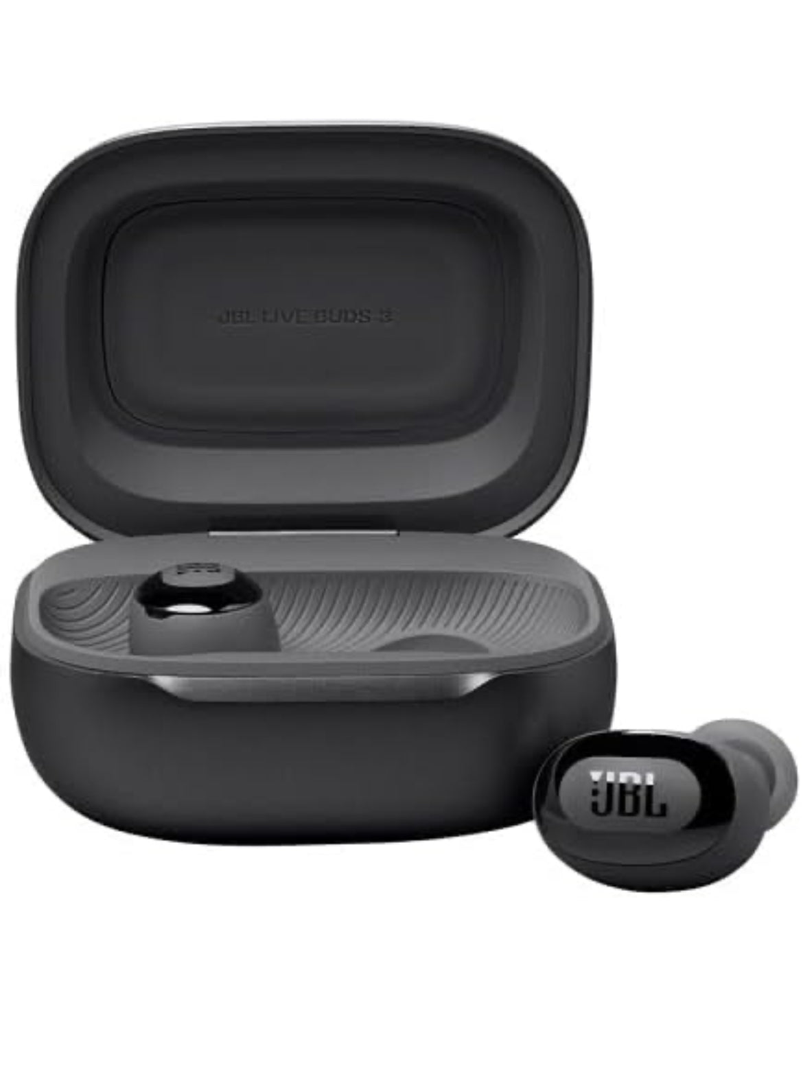 JBL Live Buds 3 - True Wireless Noise-Cancelling Bud-Type Earbuds, 40Hrs Total Playback, Wireless Charging, 6 Mics for Perfect Calls, Multi-Point Connection, IP55 Waterproof and dustproof (Black)