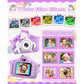 Kids Selfie Camera 20 MP HD 1080P IPS Screen Dual Digital Toy w/ 32Gb Card - (White/Purple)