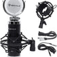 Rockville 2 APM6W 6.5" 350w Studio Monitors+36" Stands+Pads+Headphones+Mic