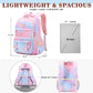 Girls Backpack 15.6 Inch Laptop School Bag Cute Kids Kindergarten Elementary Backpacks Middle Schoolbag Large Bookbags for Women Teens Students Anti Theft Travel Daypack (Pink)