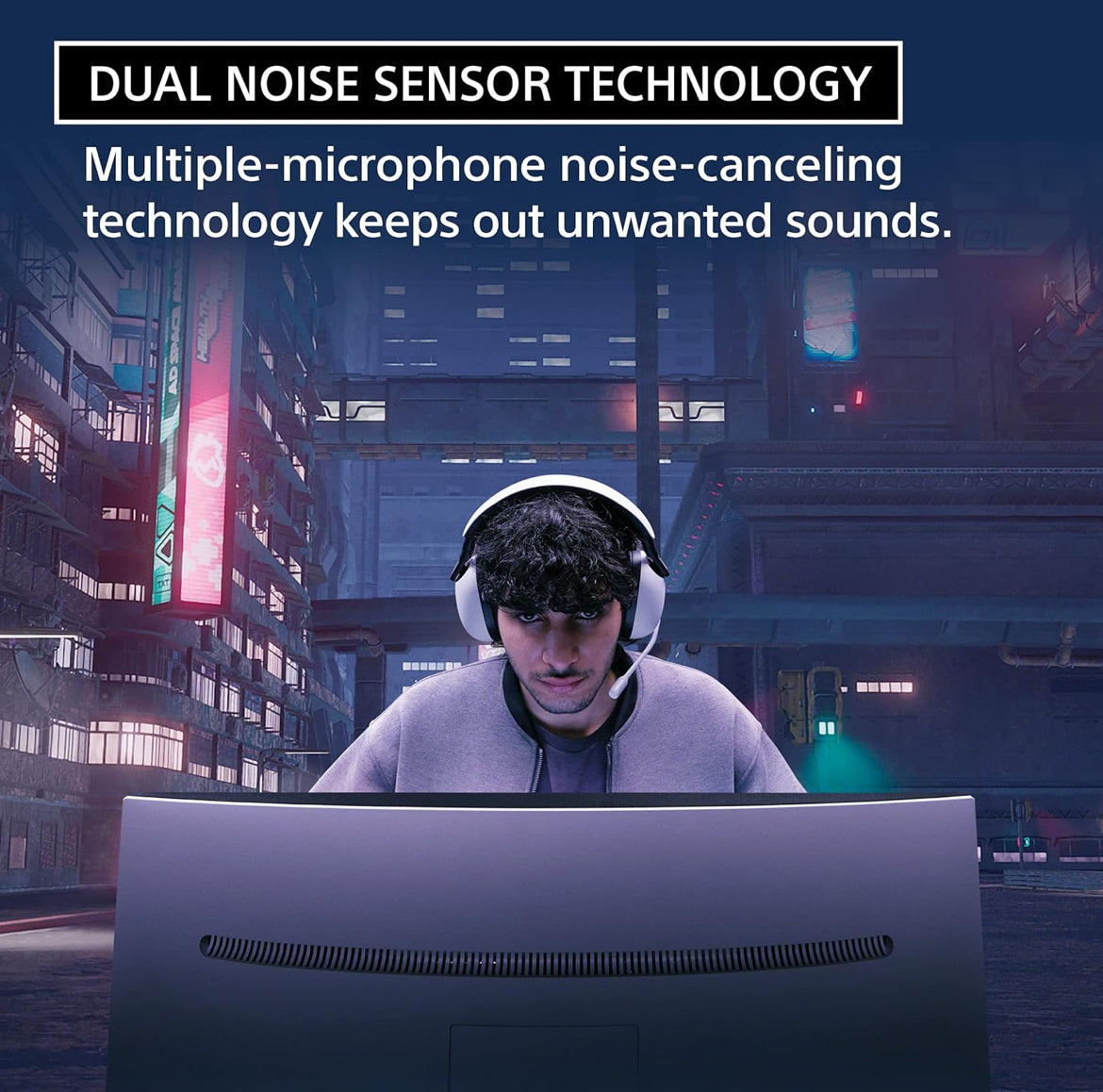 Sony INZONE H9 Speletjieskoptelefoon, Draadlose Geraasdempende Bluetooth-koptelefoon met Mikrofoon, 360 Ruimtelike Klank, vir rekenaar en PS5 (WH-G900N) - Swart