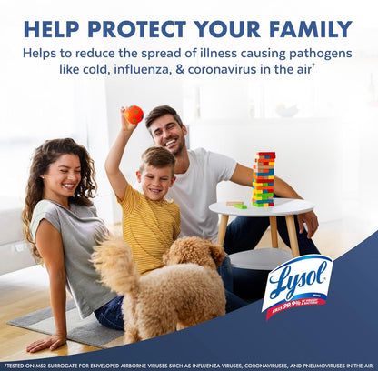 Lysol Lugsaniteerderbespuiting + Reukverwyderaar vir Huis & Kantoor, Saniterende Lugbespuiting, White Linen Geur, 10 oz (Pak van 3)