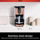 Ninja Programmable XL 14-Cup Coffee Maker PRO with Permanent Filter, 2 Brew Styles Classic & Rich - Copper DCM201CP