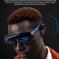 TOZO VIZO V1 AR Glasses with Ultra-Bright Display, Built-in Stereo Speakers, Adjustable Myopia Correction (0–500°), 118" Virtual Mega Screen, 2D/3D Mode Switching Compatible for iPhone/Mac/PC