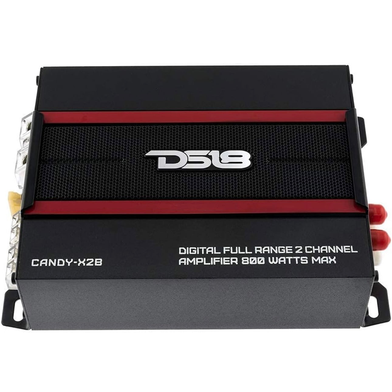 DS18 CANDY-X2B Compact Full-Range Class D 2-Channel Car Amplifier 800 Watts